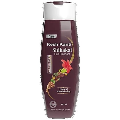 Patanjali Kesh Kanti Shikakai Hair Cleanser, 180 ml Bottle