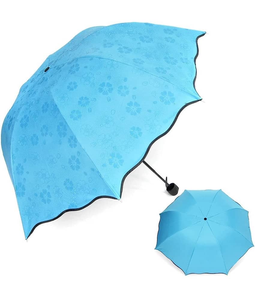 VVORAA Blue 3 Fold Umbrella