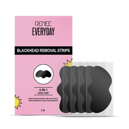 RENEE Black Head Removal Strips, for Deep Cleansing, Instant & Painless Blackheads & Whiteheads Removal, Algae Extract, Oat Extract, Vitamin E & Hyaluronic Acid Infused - 5N RENEE Black Head Removal Strips, for Deep Cleansing, Instant & Painless Blackhea