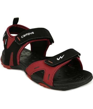 Campus Red Suede Sandals