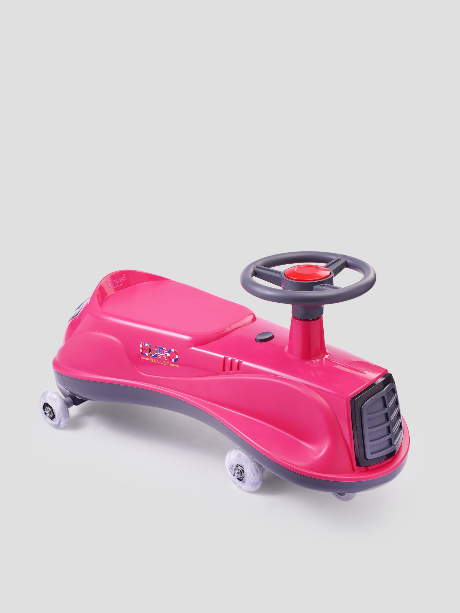 Swing Wheels Ride-On Toy for Kids-Pink