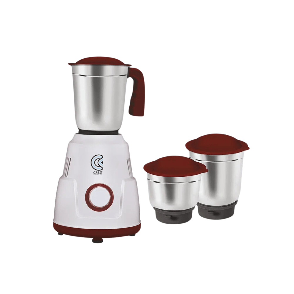 Crest Power Pro Mixer Grinder 3 Jar 550W Turbo Motor 