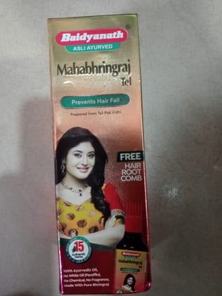 Baidyanath Asli ayurved Mahabhringraj Tel 