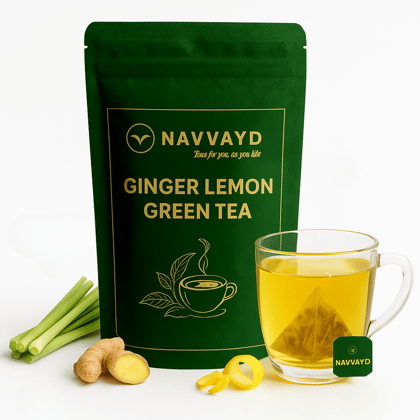 Ginger Lemon Green Tea - Teabags-25 Teabags