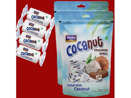 Derby Coconut Premium Toffees Standy Pouch 100gram Pack of 2 – Gift to Your Friends & Family
