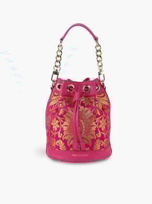 Bombay Bucket (Rani Pink Brocade)