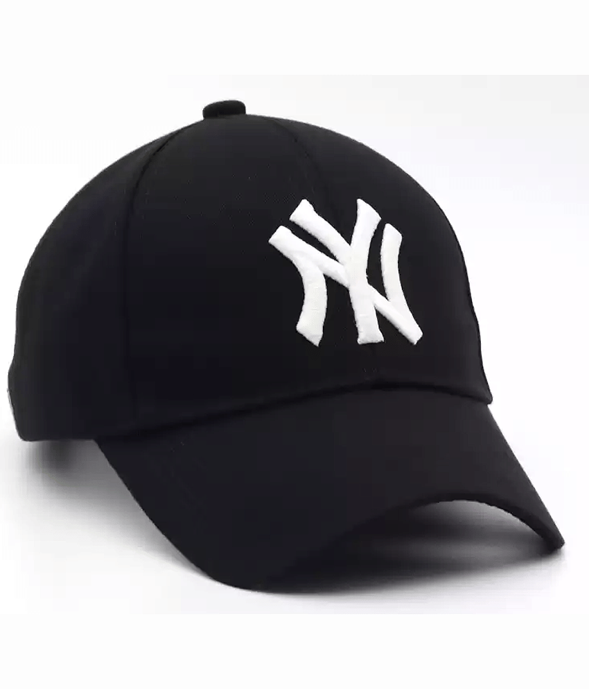 BAYEMA Pack of 1 Cotton Men's Cap ( Black )