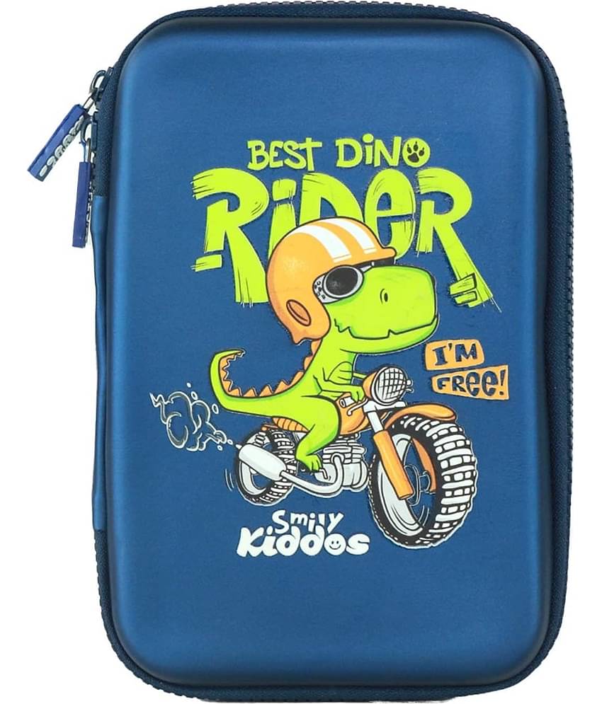 Smily kiddos Single Compartment Rider Dino - Navy Blue