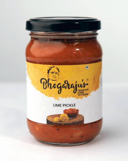 Bhogarajus Lime Pickle - 300 grams (Food Grade Pouch)