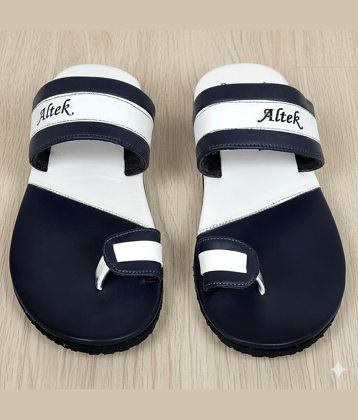 Altek White Men's Thong Flip Flop