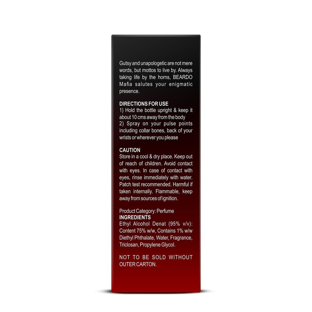 Beardo Whisky Smoke & Mafia Perfume EDP Combo