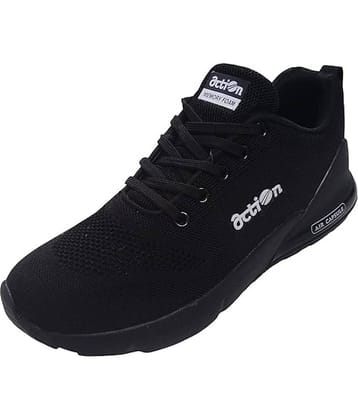 Action Black Men's Sports Running Shoes