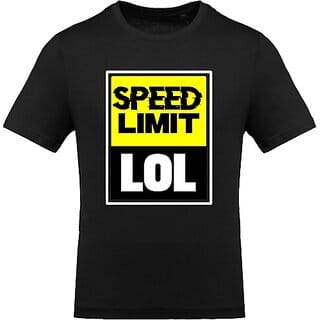 Fastbend Mens Black Printed Cotton Blend Round Neck T-Shirt