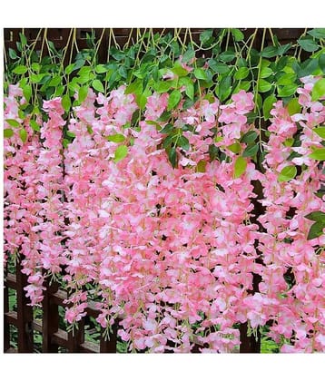 RealPBR - Pink Wild Artificial Flower ( Pack of 12 )