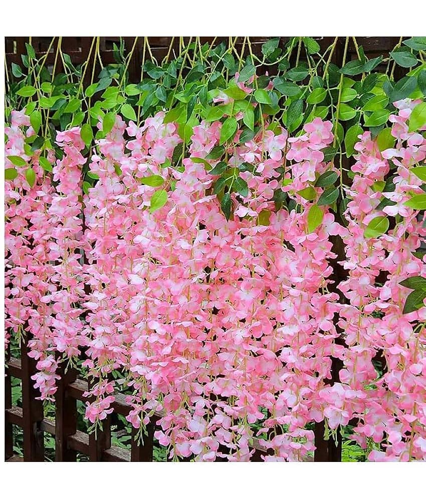 RealPBR - Pink Wild Artificial Flower ( Pack of 12 )