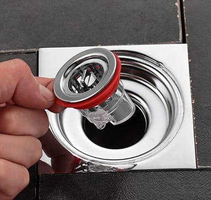 Odour Proof Floor Drain Sink Drain for Toilet Bathroom Kitchen (2 Pc combo) Odour Proof Floor Drain Sink Drain for Toilet Bathroom Kitchen (2 Pc combo)