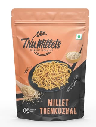 TruMillets Kodo Millet Thenkuzhal 125g | Authentic South Indian Snack | Crunchy & Tasty Thengol | No Palm Oil | Ready-to-Eat | Healthy & Wholesome Millet Snack TruMillets Kodo Millet Thenkuzhal 125g | Authentic South Indian Snack | Crunchy & Tasty Thengol | No Palm Oil | Ready-to-Eat | Healthy & Wholesome Millet Snack