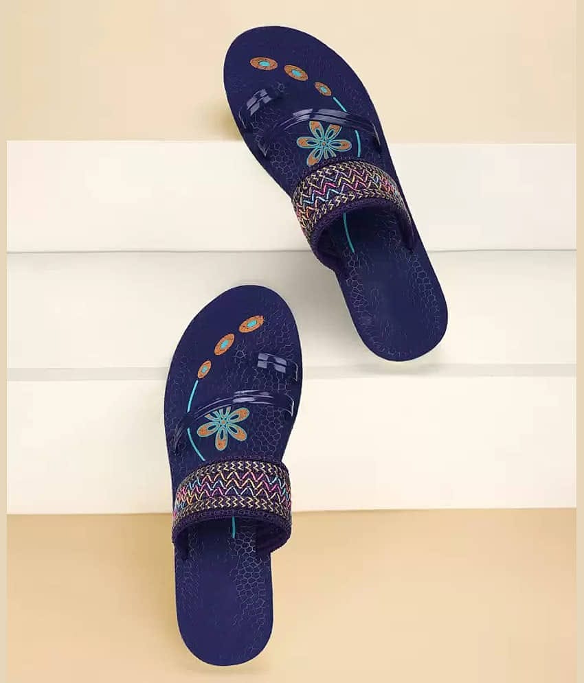 PENNEN Blue Women's Floater Sandals