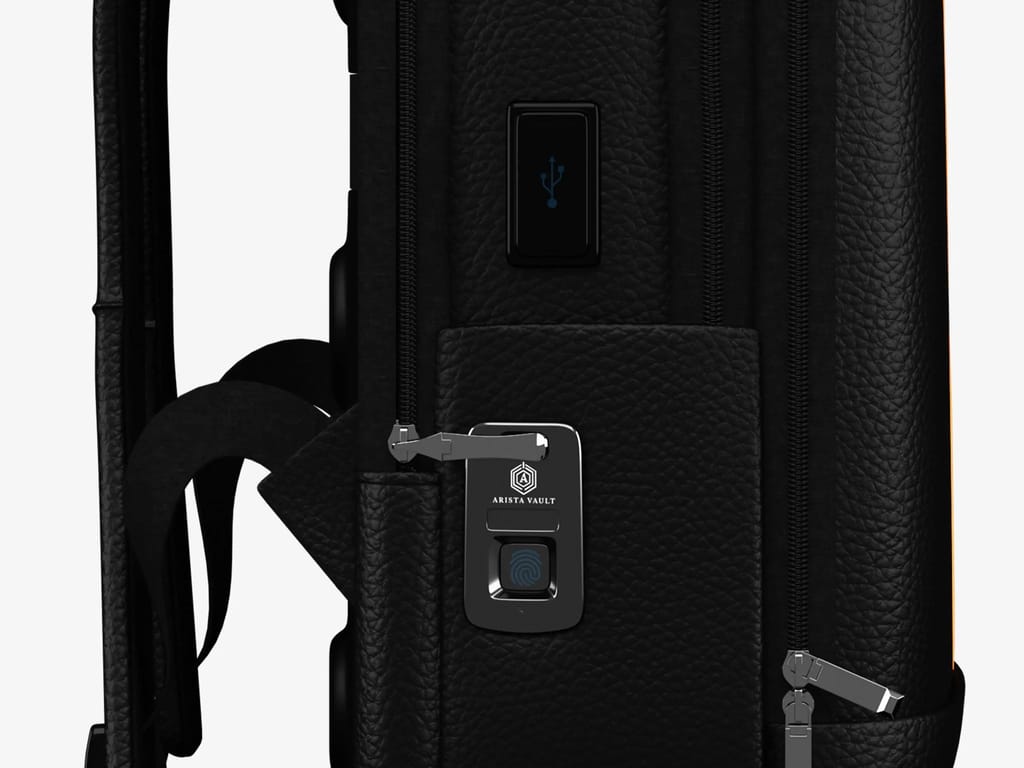 Fingerlock Leather Backpack