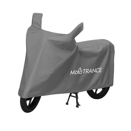 Mototrance Solid Grey Water Resistant Bike Body Cover For Yamaha Enticer-Solid Grey