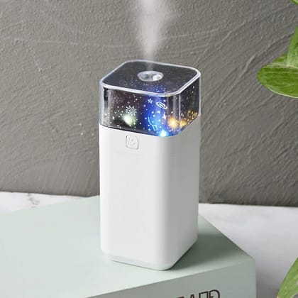 Star Night Light Projector with Ultrasonic Humidifier | 2-in-1 Galaxy Star Projector & Cool Mist Air Humidifier | LED Night Lamp for Kids Bedroom, Baby Room & Home Decor | Relaxing Sleep Light (Design May Vary)