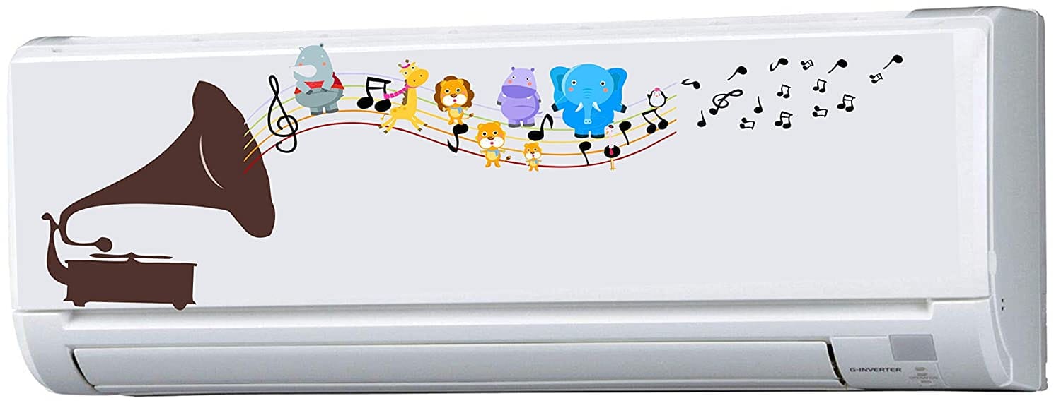 DreamKraft Decorative AC Air Conditioner Sticker (82 cm X 25 cm)