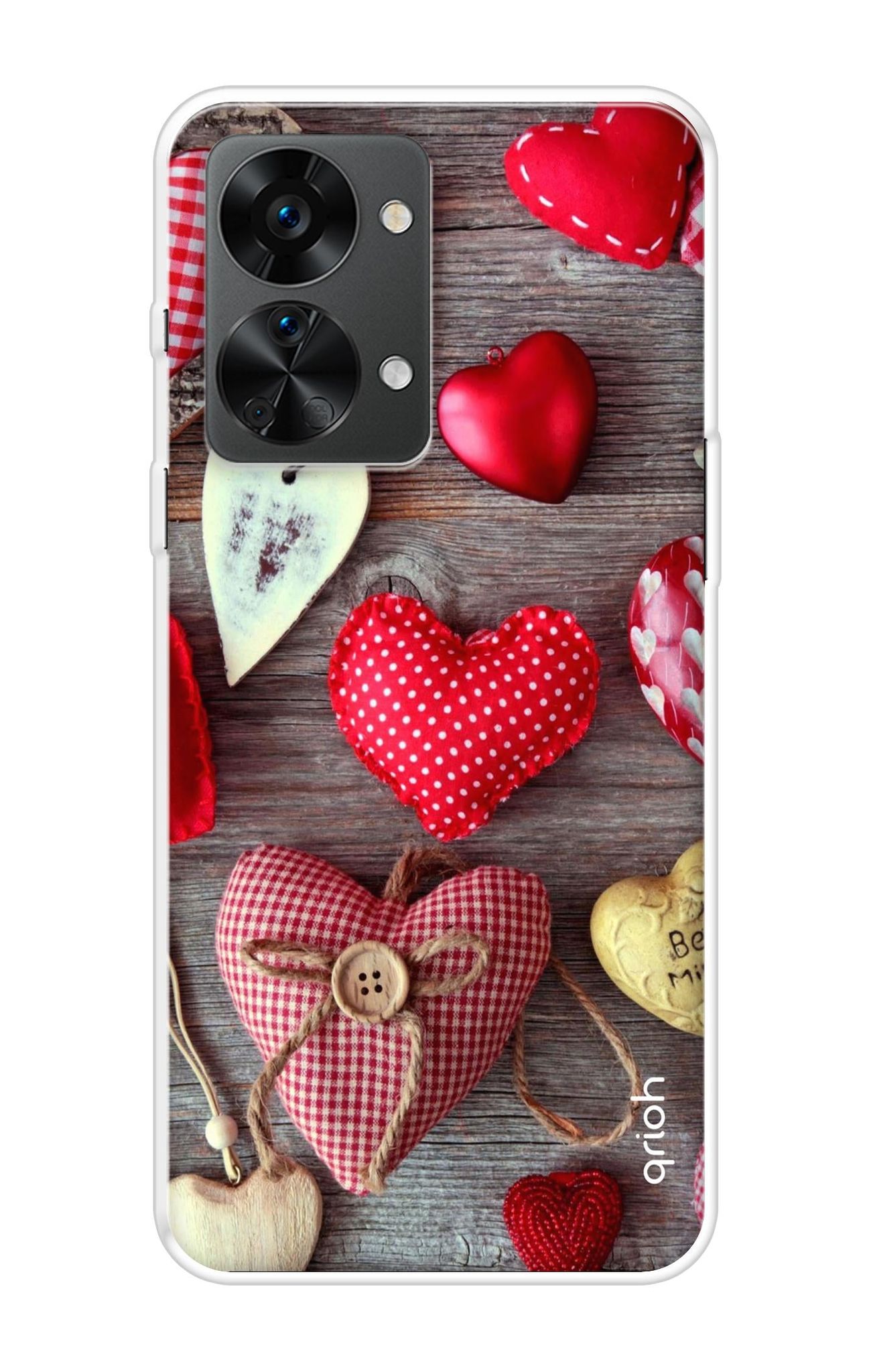 Valentine Hearts Soft Cover for OnePlus Nord 2T 5G