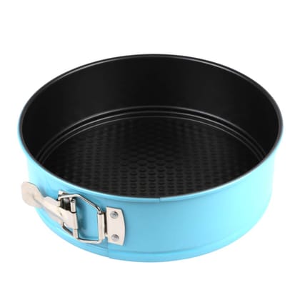 Zenker Springform Microwave Cake Tray For Baking, Size: 22 X 6.7 Cm, Color Blue & Black