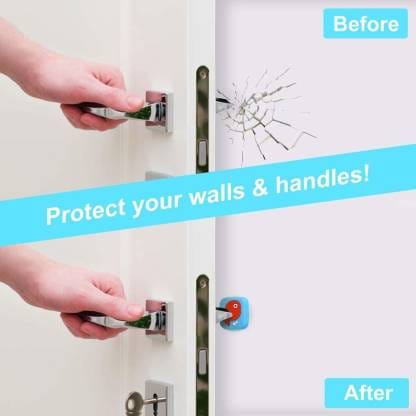 CUTE Multipurpose Silicon Door Stopper-PACK OF 4