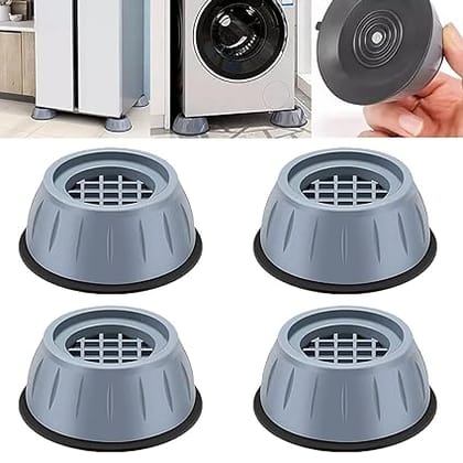 Anti Vibration Pads for Washing Machine,Refrigerator Stand Furniture Base Stand, Washing Machine Feet Pads ( Pack of 4 )