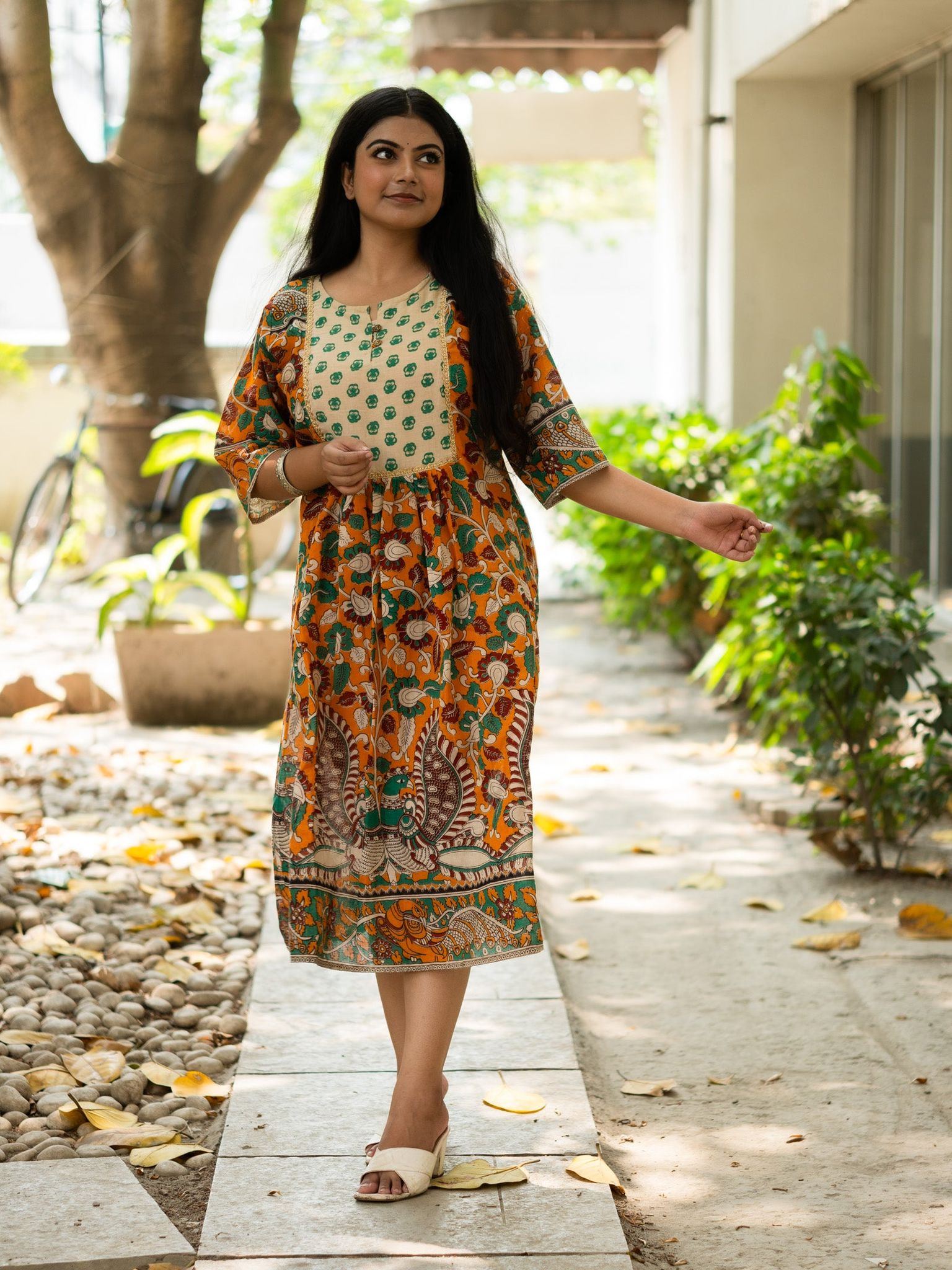 Hand crafted designer Dress-M