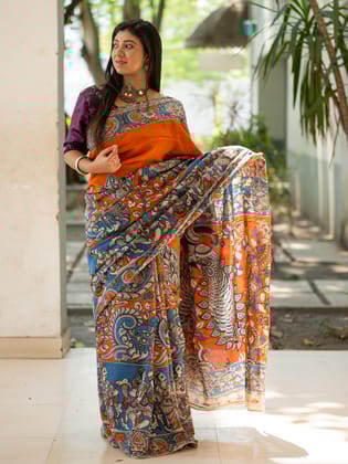 Kamla Kalamkari Saree