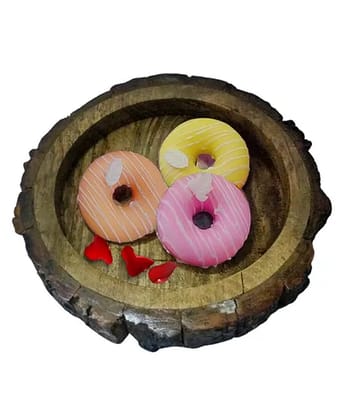 Aesthetic living Sweet Tooth-Donut-Goat Milk Handmade Soap with Cranbery Oil, 110 gm