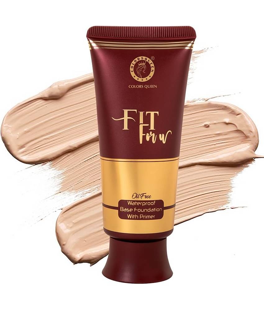 Colors Queen Fit For U Oil Free Waterproof Base Foundation Ivory (Shade - 03)