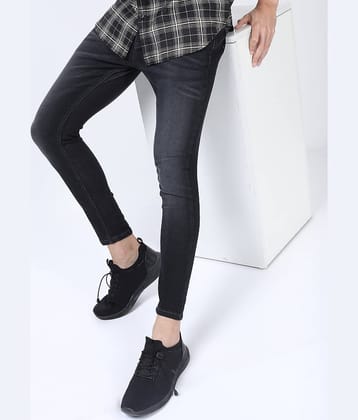 Highlander Slim Fit Clean Look Men's Jeans - Black ( Pack of 1 )