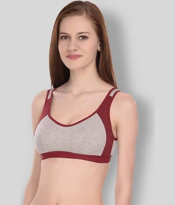 Elina Pack of 3 Cotton Non Padded Women's Everyday Bra ( Multi Color )