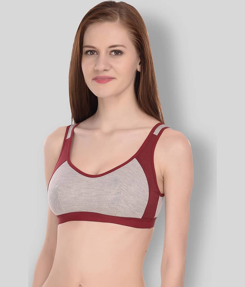 Elina Pack of 3 Cotton Non Padded Women's Everyday Bra ( Multi Color )