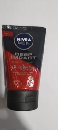 Nivea Men Deep Impact Acne face wash 
