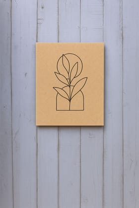 Dbeautify's DIY MDF Wall traditional Painting