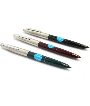 Srpc - Multicolor Fine Line Fountain Pen (Pack of 3)