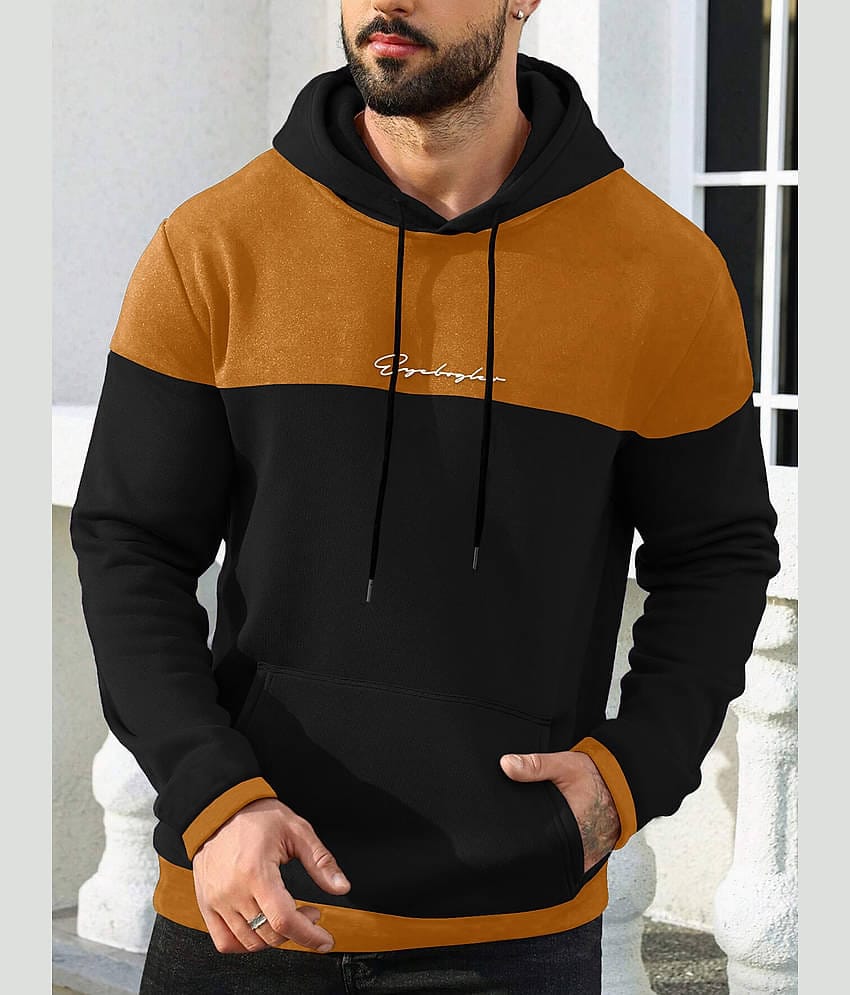 Eyebogler Cotton Blend Hooded Men's Sweatshirt - Grey ( Pack of 1 )
