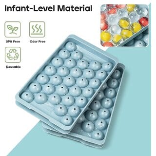 Bubble Round ice moulding Tray multiple cavity plastic BPA free suitable for home and bar use non stick multicolour