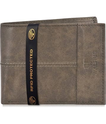 Walrus - Brown Faux Leather Men's Regular Wallet ( Pack of 1 )