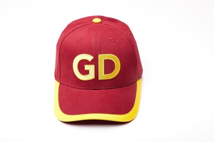 Go Devil Printed Red & Yellow Cap
