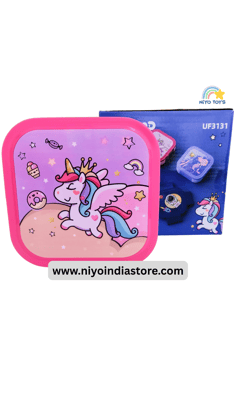 Insulated 2 Section Lunch Box (UF3131)-Unicorn