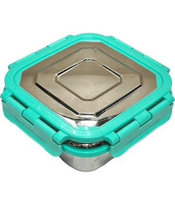 Dynore Click Lock Tiffin Stainless Steel Lunch Box 1 - Container ( Pack of 1 )
