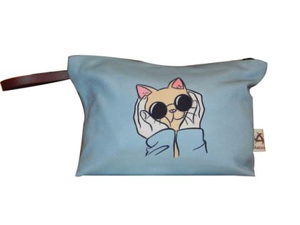 Polyester Astara Printed Travel Pouch, Zipper