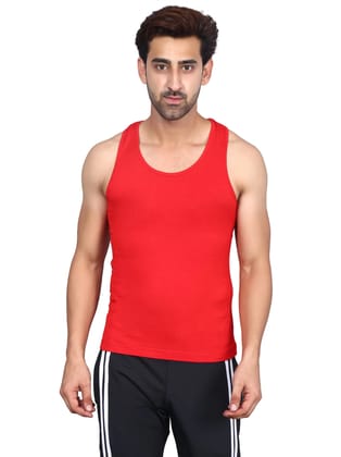 Bamboo Fabric Men's Runner Vest – Lightweight, Breathable, Moisture-Wicking, and Eco-Friendly for Superior Comfort | Red Bamboo Fabric Men's Runner Vest – Lightweight, Breathable, Moisture-Wicking, and Eco-Friendly for Superior Comfort | Red