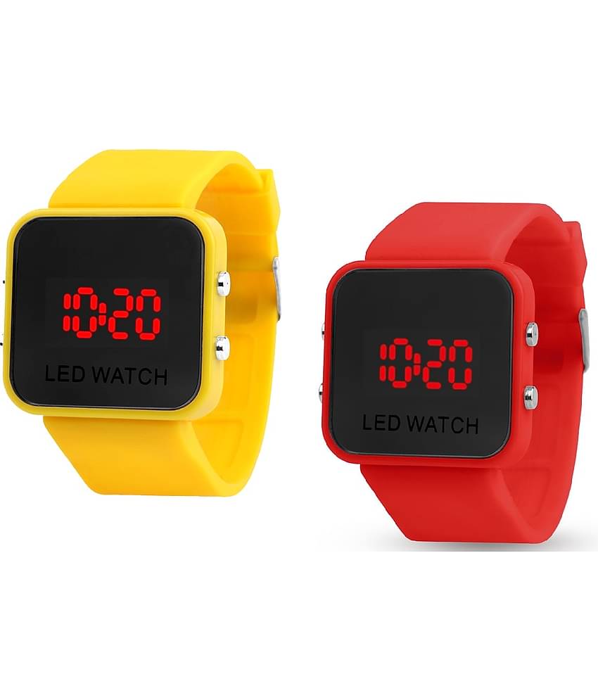 Cosmic - Black Dial Digital Boys Watch ( Pack Of 2 )