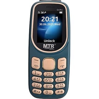MTR GURU (Dual Sim, 1.77 Inch Display, 1100 mAh Battery, Green)